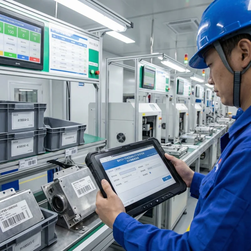 Material batch traceability