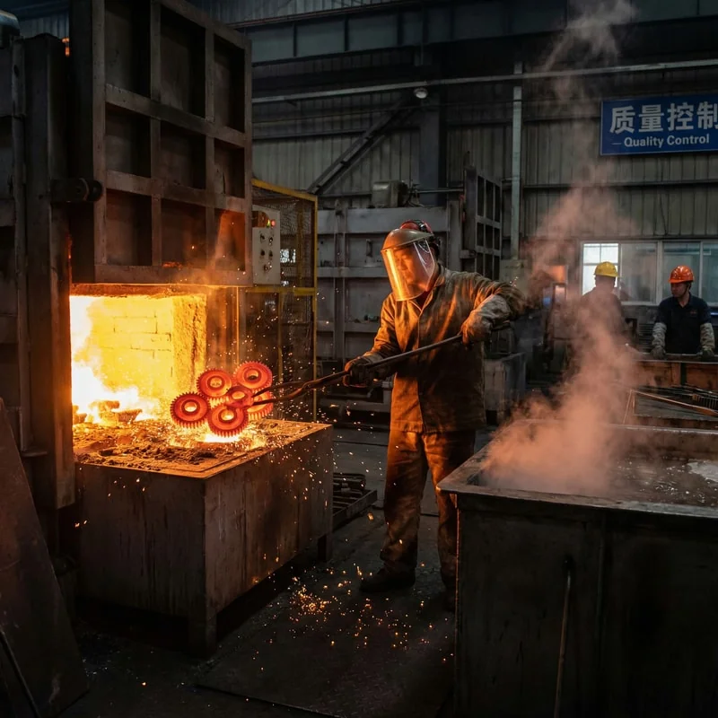 In-house heat treatment furnace