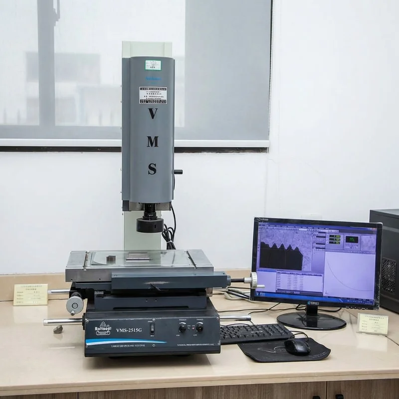 Quality control inspection with measuring instruments