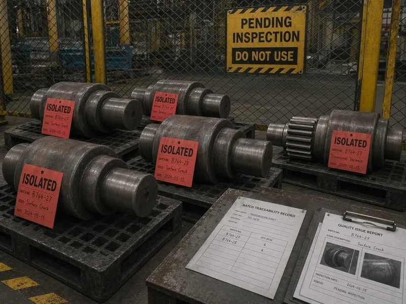 Root cause analysis with lot traceability