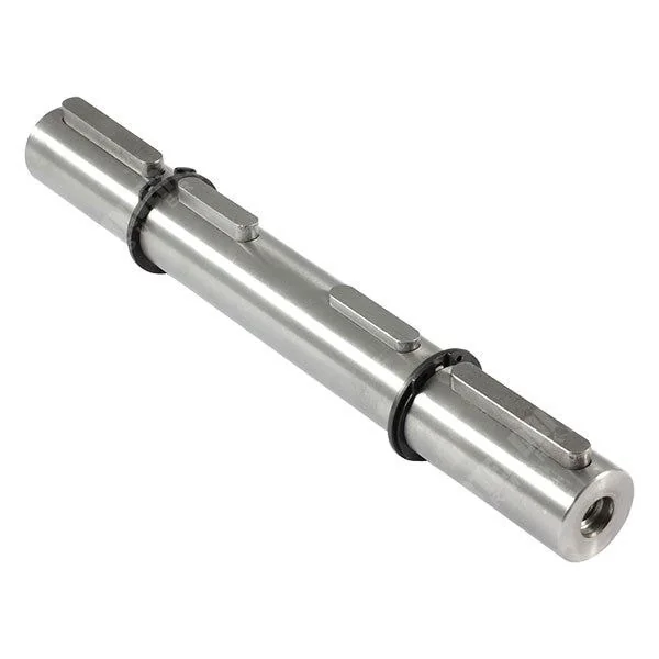 Double output stepper motor shaft