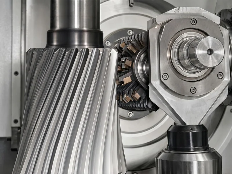 In-process dimensional measurement with digital caliper