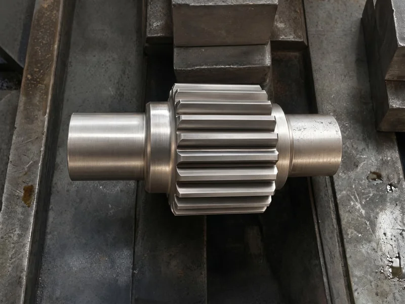 Final inspection of finished precision shafts