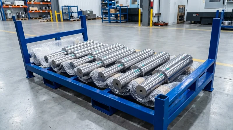 Finished shafts packaging