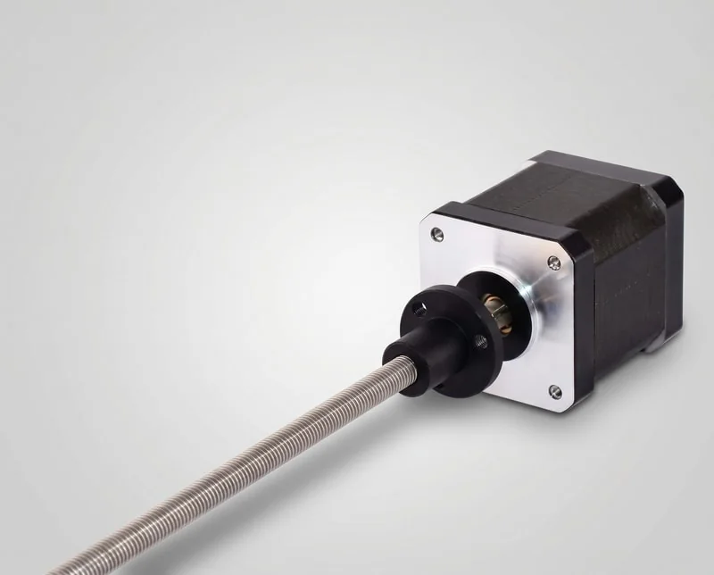 Stepper motor shaft precision component - mechanical interface for motor assemblies