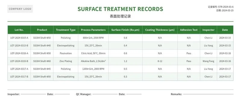 Metal surface finishing process
