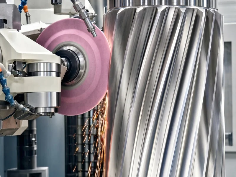 CNC precision turning and grinding process for servo motor shafts